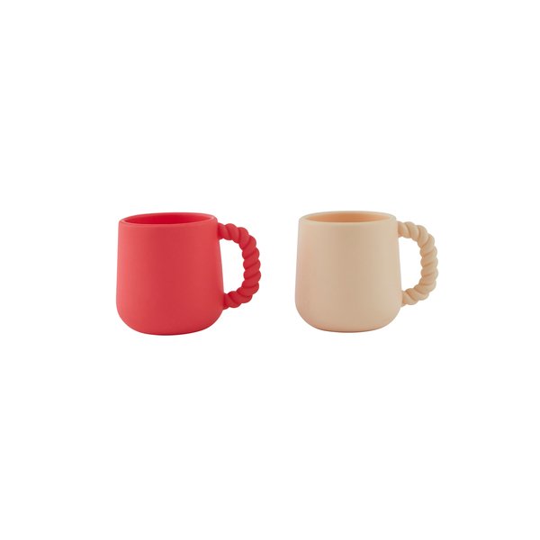 Mellow Cup Cherry Red/Vanilla - Pack of 2