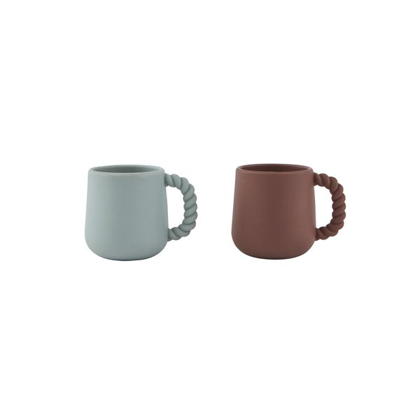 Mellow Cup Choko/Pale Mint - Pack of 2