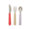 Mellow Cutlery Lavender/Vanilla/Cherry Red - Pack of 3