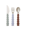 Mellow Cutlery Mint/Choko/Ice Blue - Pack of 3