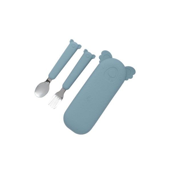 Zoe the Koala Cutlery Set and Case Smokey Jade