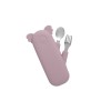 Zoe the Koala Cutlery Set and Case Dusty Pink