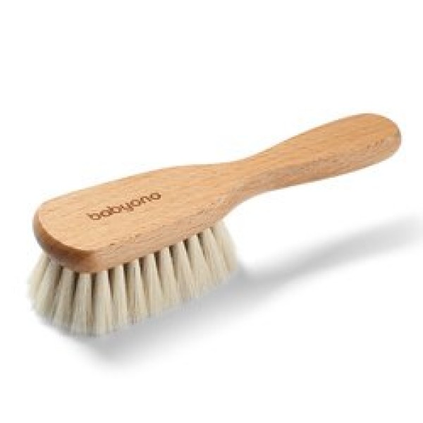 Wooden baby brush natural