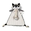 Cuddly toy with pacifier holder RACOON ROCKY