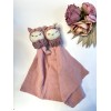 Newborn cuddle cloth Kitten Dusty Pink 