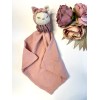 Newborn cuddle cloth Kitten Dusty Pink 