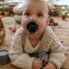 FRIGG Rope Pacifiers - Silicone 2-Pack - Silver Gray/Dark Navy - Size 1