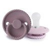 FRIGG Rope Pacifiers - Silicone 2-Pack - Twilight Mauve/Soft Lilac - Size 1