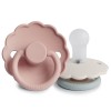 FRIGG Daisy Pacifiers - Silicone 2-Pack - Blush/Cotton Candy - Size 1