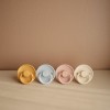 FRIGG Rope Pacifiers - Silicone 2-Pack - Honey Gold/Powder Blue - Size 1