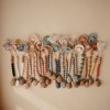 Mushie Pacifier Clips - Halo Mauve