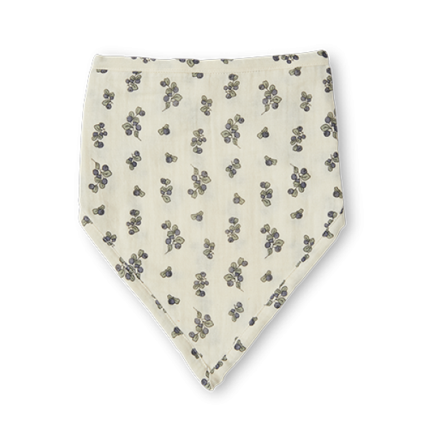 Bandana bib Blueberry print