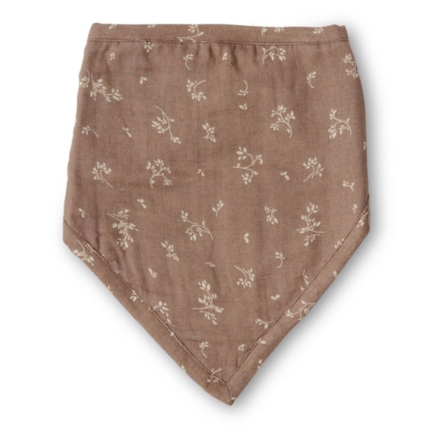 Bandana bib Secret garden Cocoa