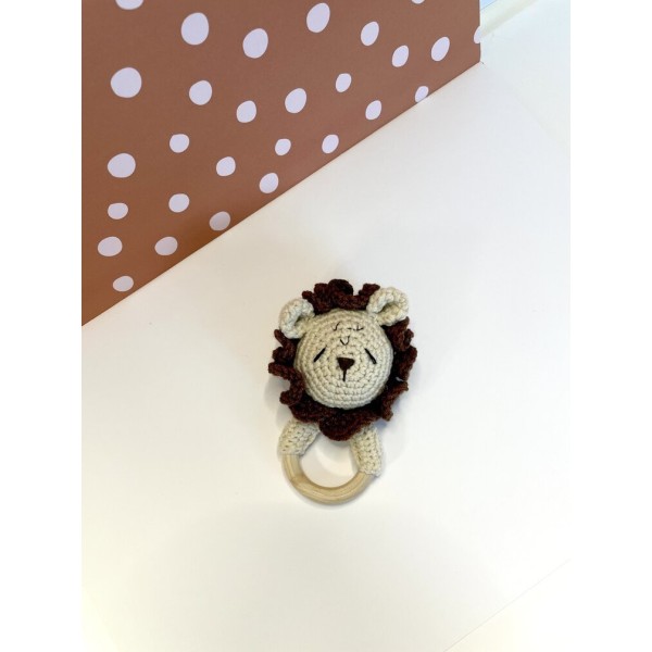 Lion Teether Brown S