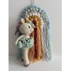 Knitted soft toy Unicorn