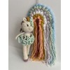 Knitted soft toy Unicorn