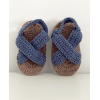 Crochet sandals Blue