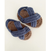 Crochet sandals Blue