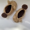 Little Bear crochet baby shoes