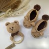 Little Bear crochet baby shoes