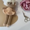 Knitted soft toy Ballerina