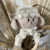 Sheep Teether & Rattle White L