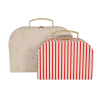 Mini Suitcase Giraffe & Stripe - Set of 2