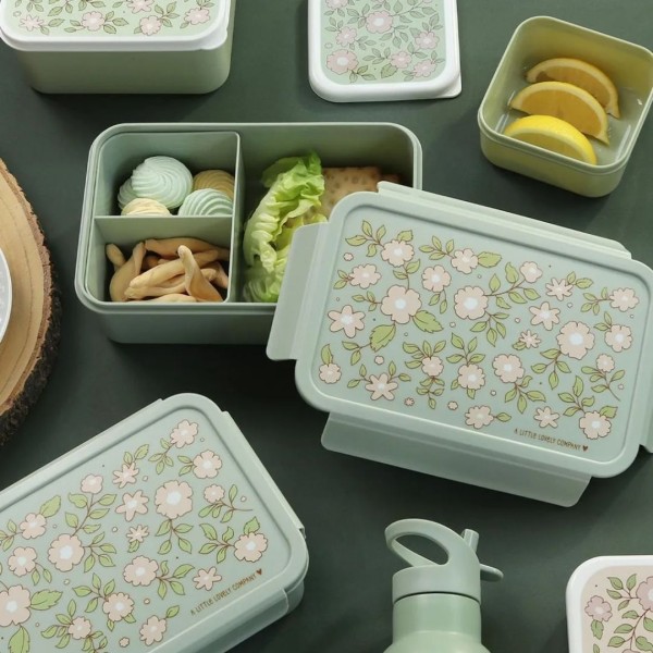 A little lovely company Lunchbox: Blossoms-sage