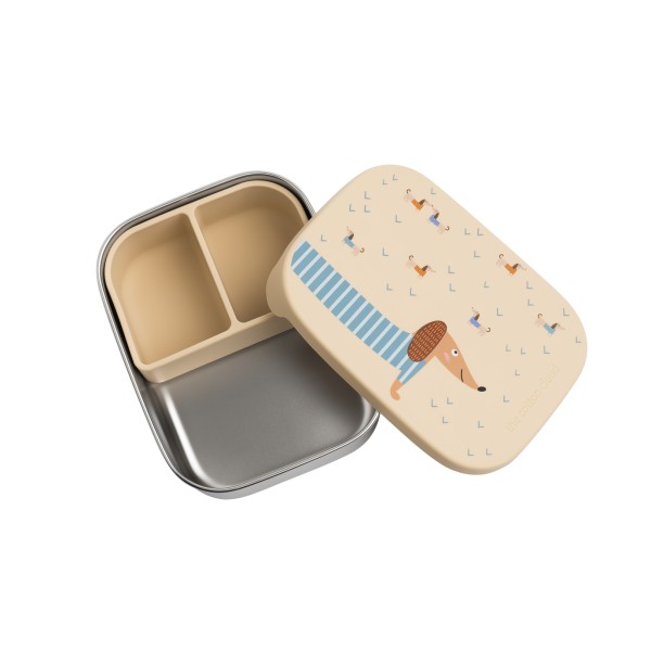 Teckel Stainless Steel Lunchbox (with separate compartment)