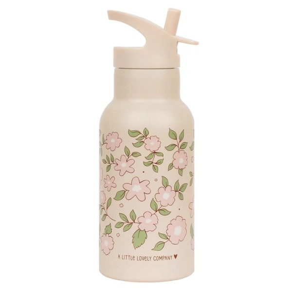 Stainless steel drink bottle: Blossoms Pink