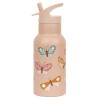 Stainless steel drink bottle: Butterflies