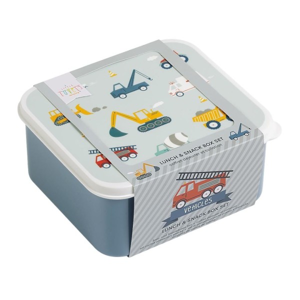 Lunch & Snack box Vehicles- Set of 4