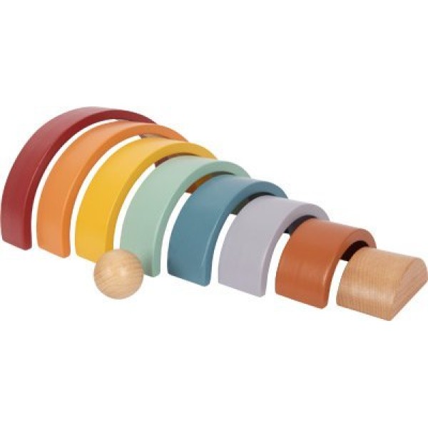 Εκπαιδευτικό παιχνίδι Montessori Rainbow Building Blocks "Safari" 