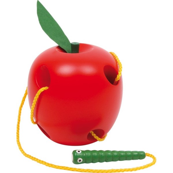 Apple and Worm Threading Game