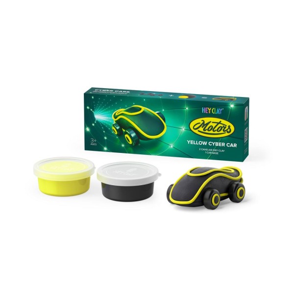 Hey Clay 20901 Yellow Cyber Car