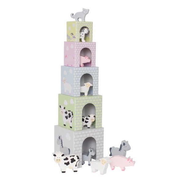 Stacking cubes - Animals