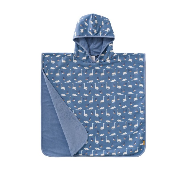 Kid's poncho with UV50 protection - Dino - One size