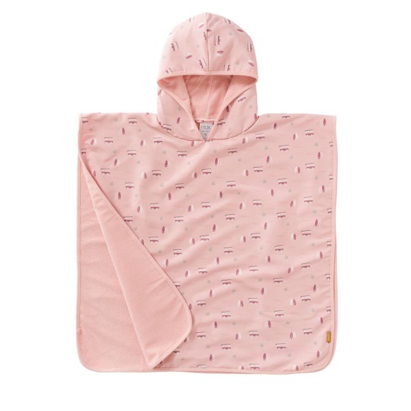 Kid's poncho with UV50 protection - Surf girl - One size