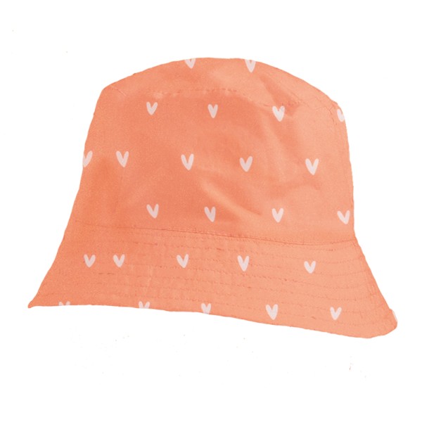 UV Sun Hat Orange Hearts