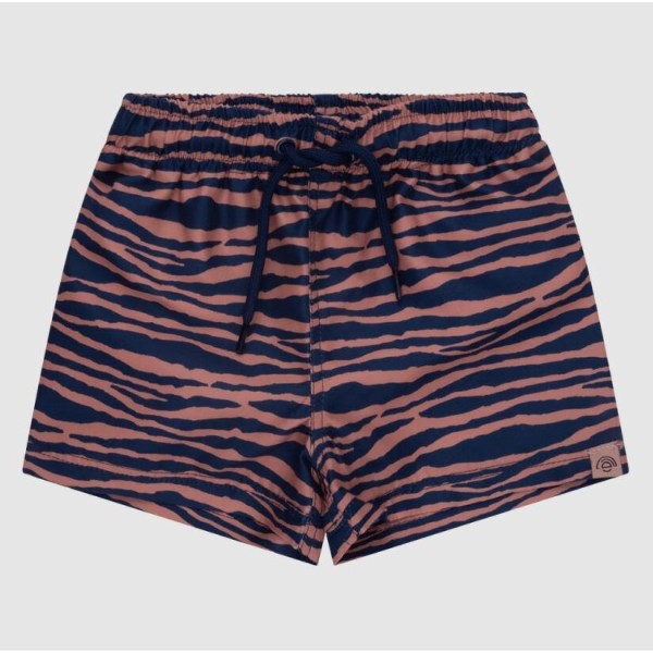 UV Swimming Trunks Boys Blue/Orange Zebra