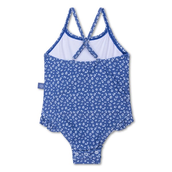 UV Girls Swimsuit Blue Panther Print